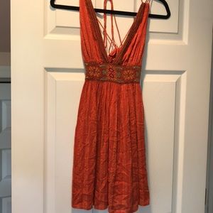 Kimchi Blue Dresses - Kimchi Blue orange dress Kimchi Blue Dresses - Kimchi Blue orange dress